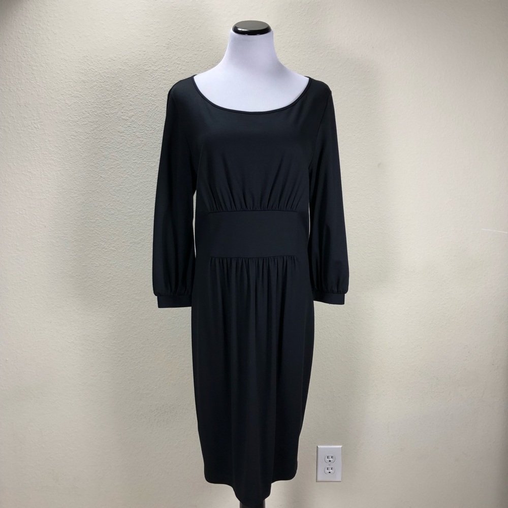 DB Life Black Long Sleeve Black Dress